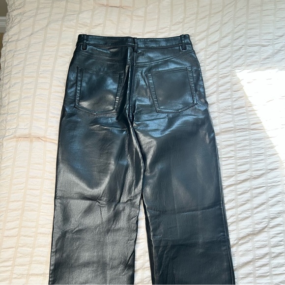 Aritzia Wilfred Melina Faux Leather Pants | Size 6 - Picture 5 of 6